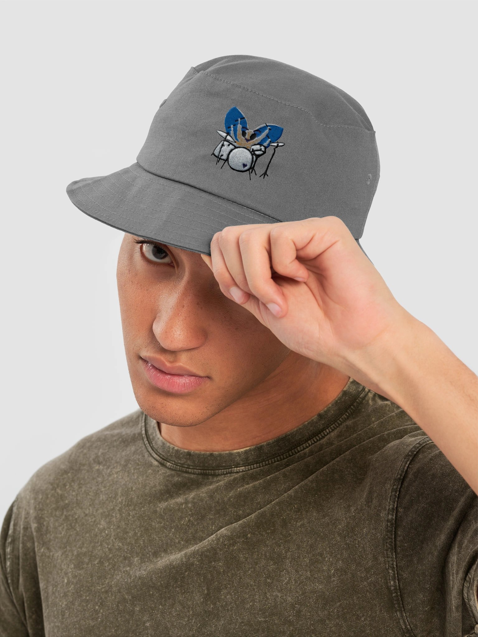 Bug Band Embroidered Flexfit Bucket Hat product image (3)