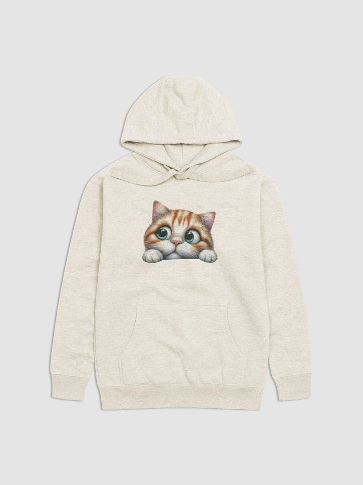 Curious Cat Cartoon Premium Hoodie product image (13)