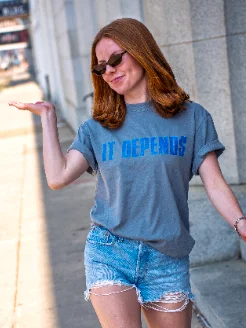 It Depends Unisex T-Shirt product image (12)