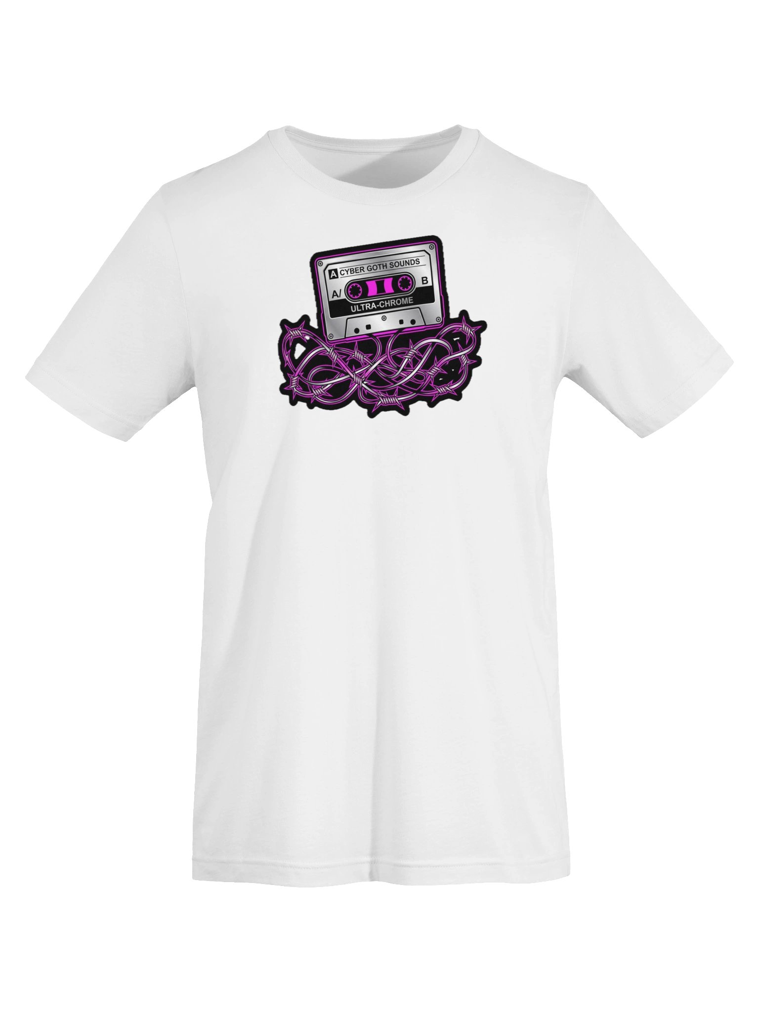 Cyber Goth Sounds Neon Cassette Tee product image (5)