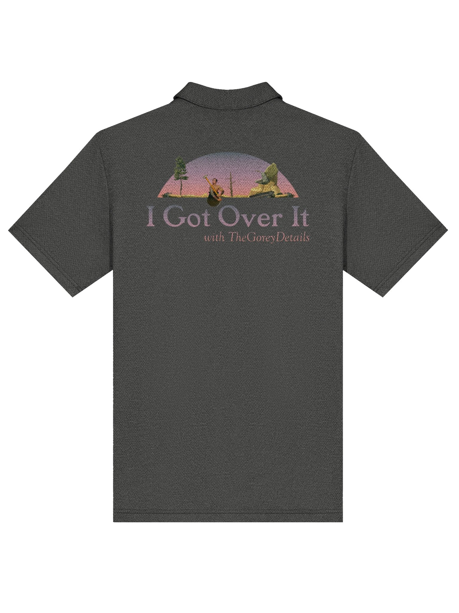 I Got Over It - Adidas Space-Dyed Polo Shirt product image (5)