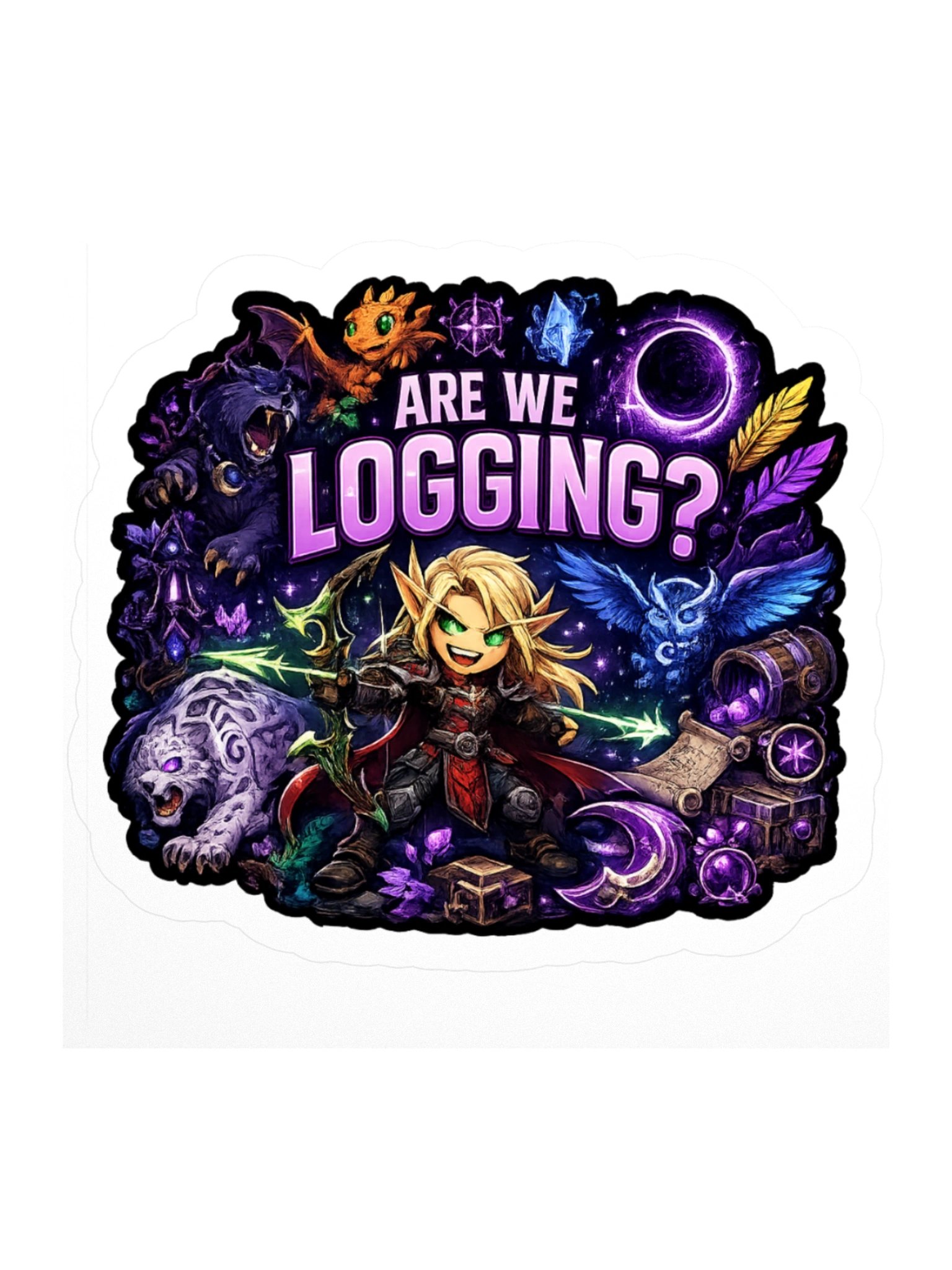 Are we Logging Sticker product image (1)