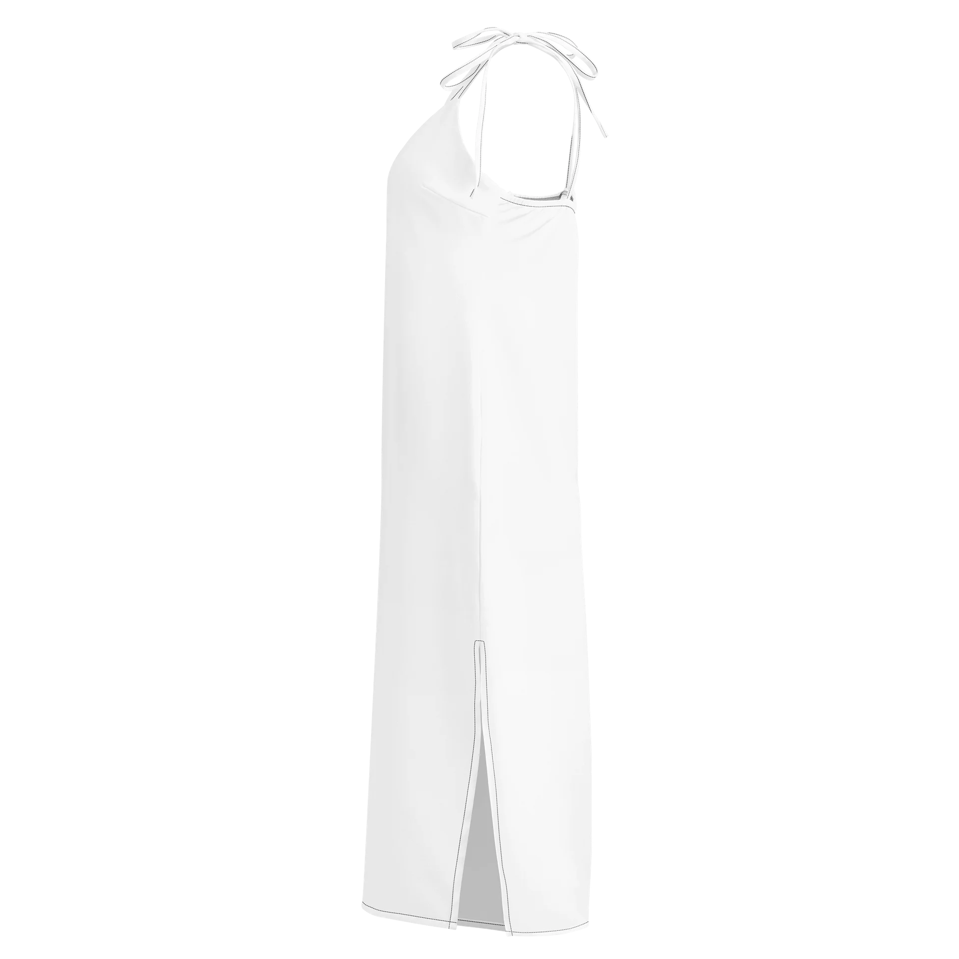 All-Over Print Slip Dress - White product image (3)