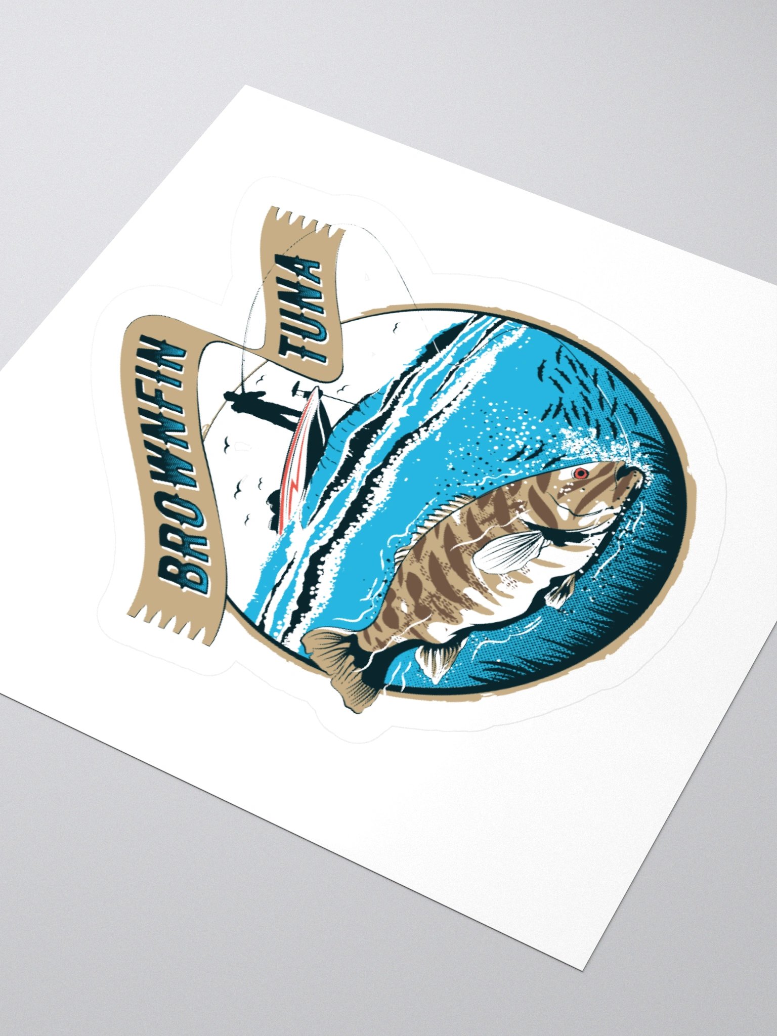 Brownfin Tuna Stickers product image (7)
