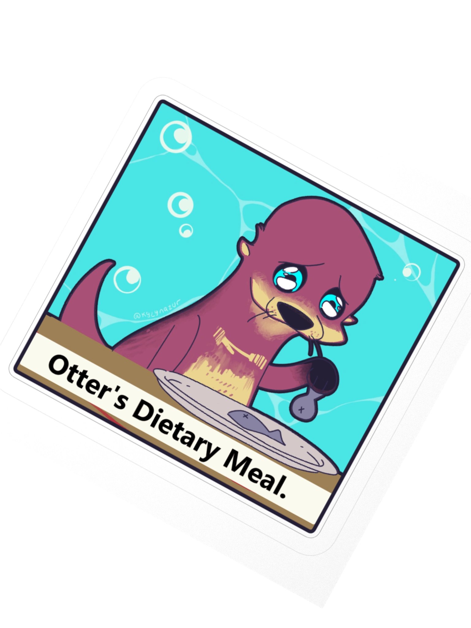 Chubby Otter Sticker product image (4)
