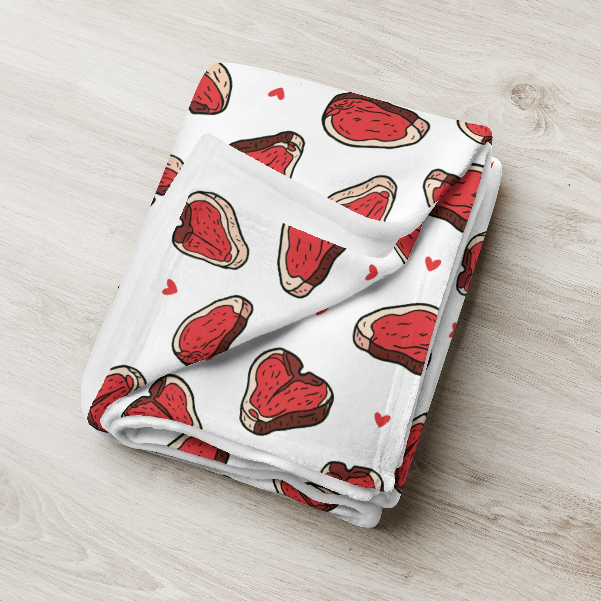 Steak Lover Pattern Throw Blanket product image (8)