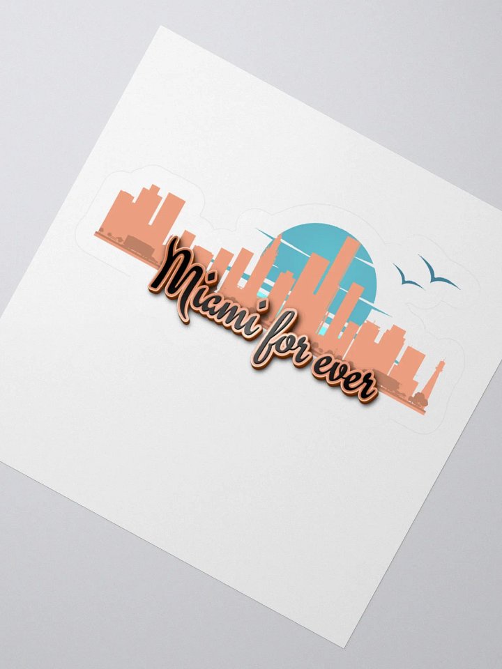 Miami Forever Skyline Stickers product image (6)
