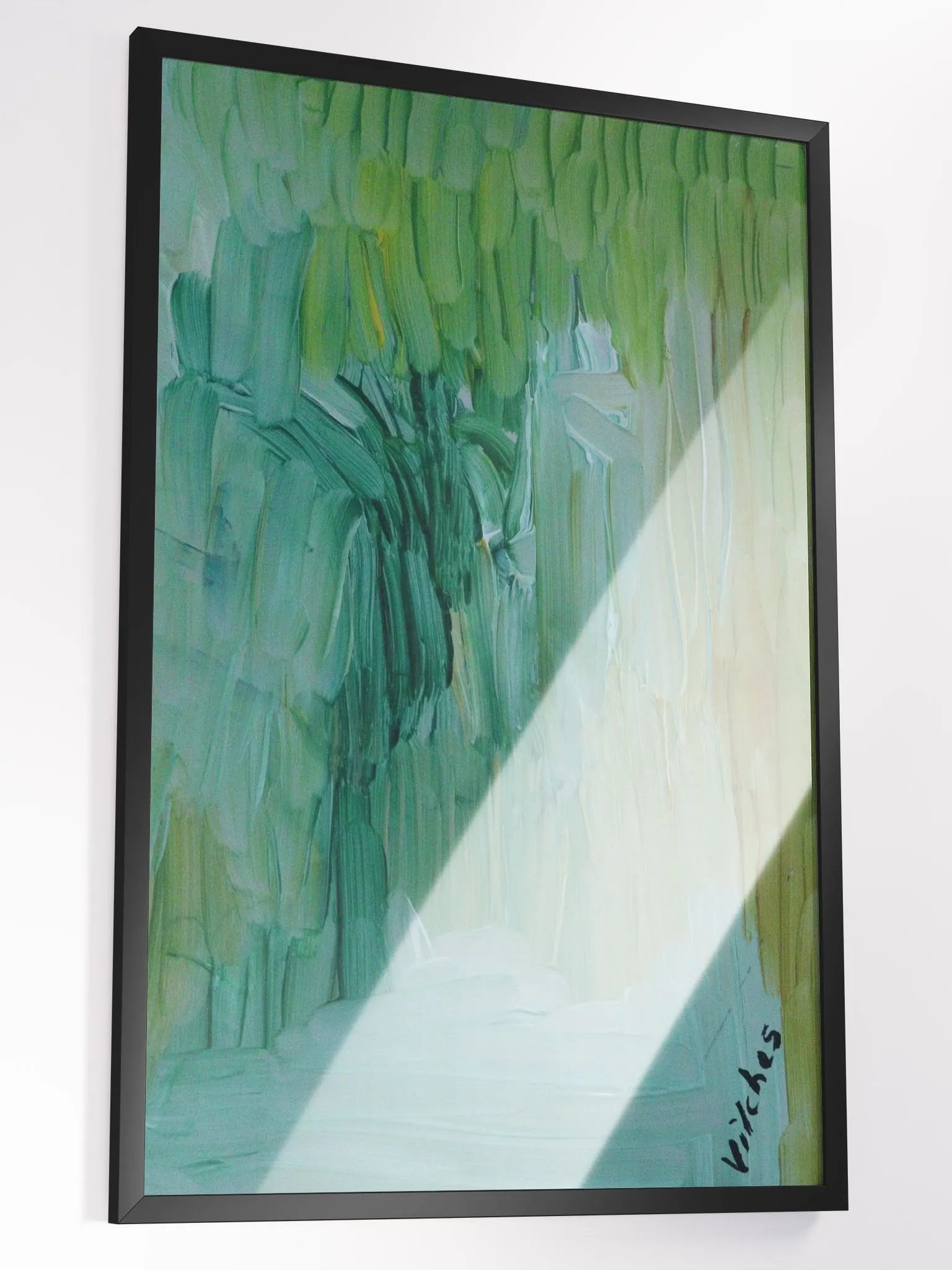 Verdant Layers Framed Art Print product image (2)