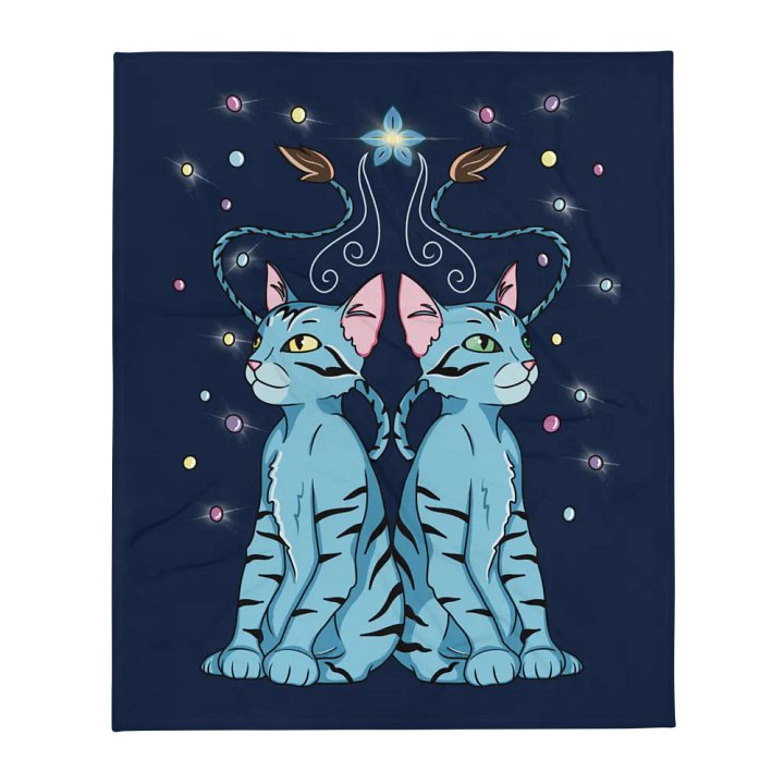 Catvatar Throw Blanket product image (1)