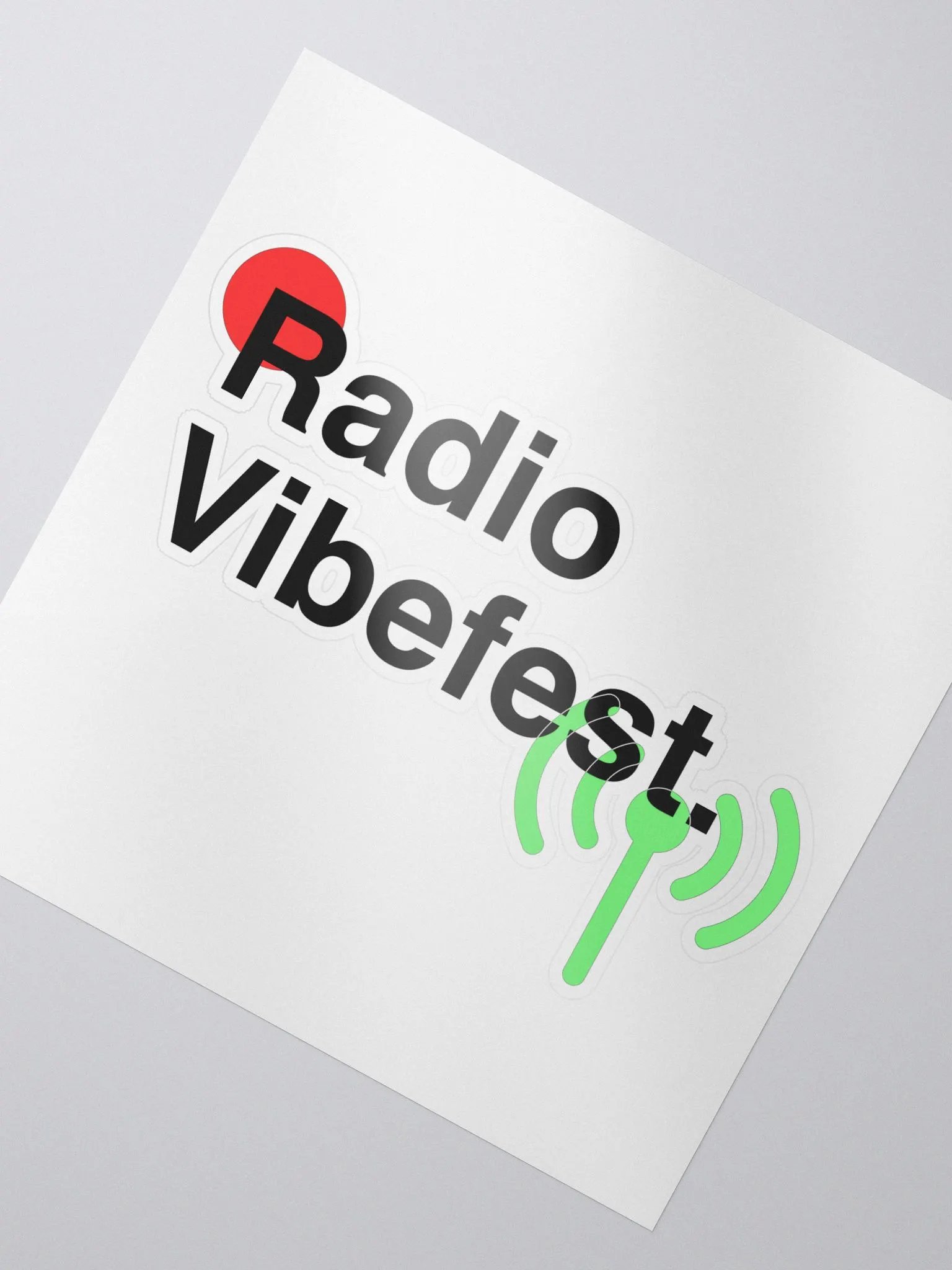 Radio Vibefest. Sticker product image (2)
