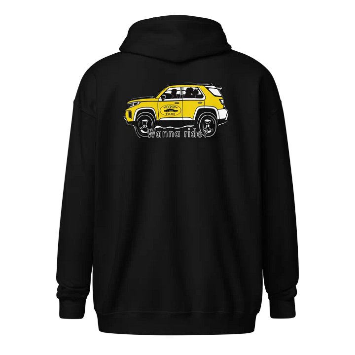 Wanna Ride Hotwife Taxi Service Back Print Zippie product image (1)