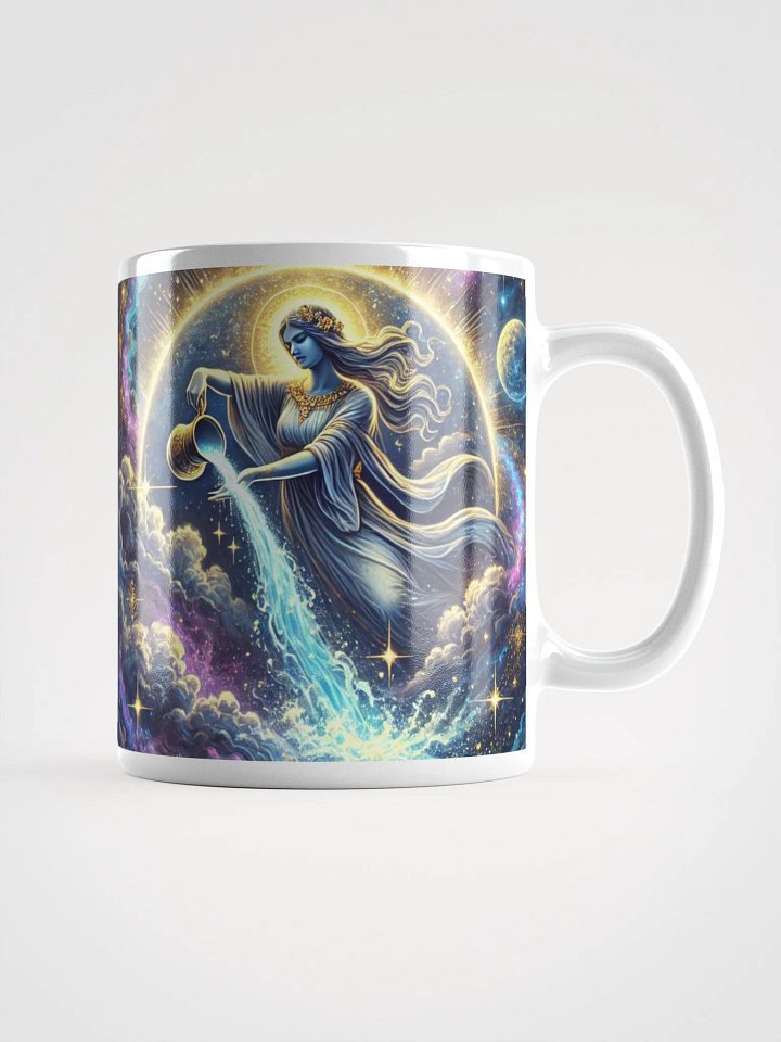 كوب "طاقة الدلو" الروحاني – فيض الحكمة الكونية ♒ product image (1)