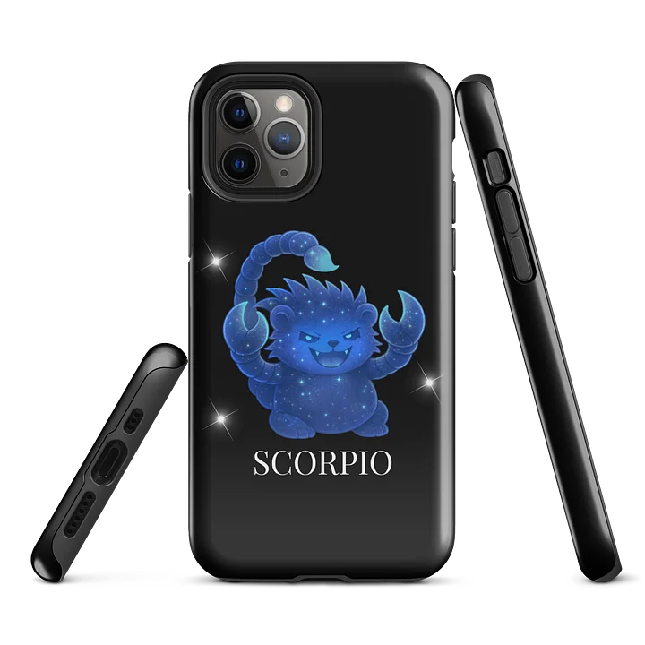 Zodiac hedgie Scorpio iPhone phone case product image (1)