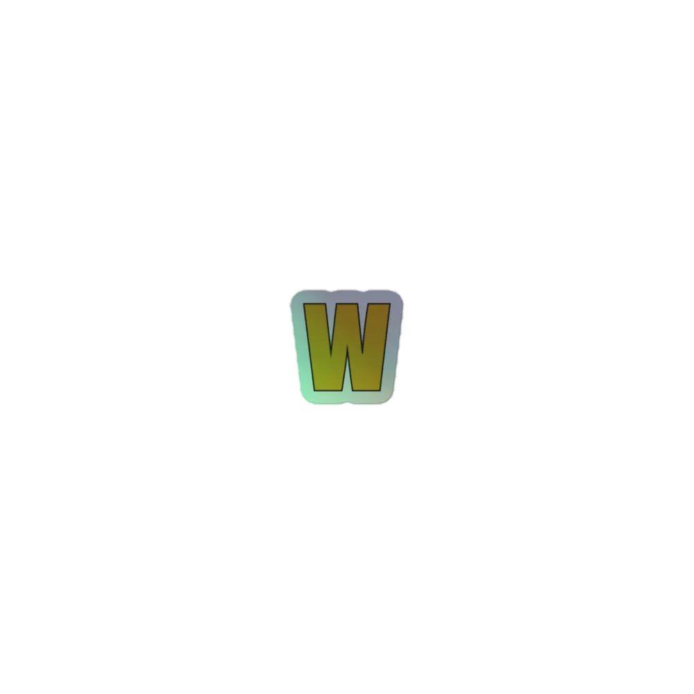 W sticker product image (1)