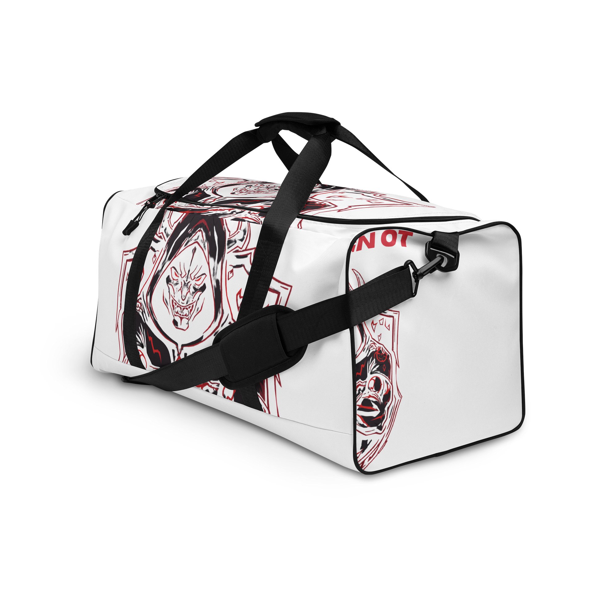 Dreadshield Duffle: Horned Hooded Creature Print product image (3)