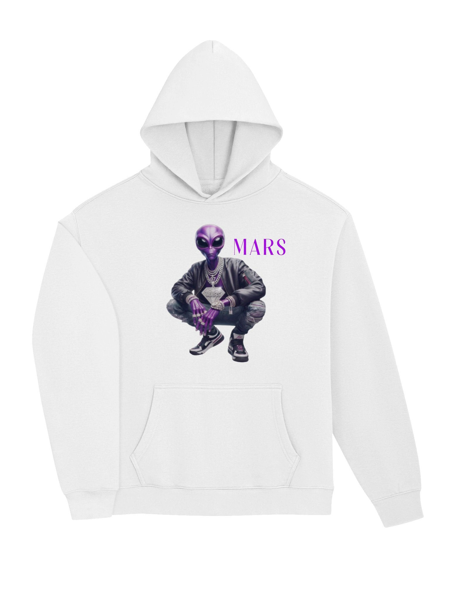 MARS Purple Alien Chillin Hoodie product image (9)