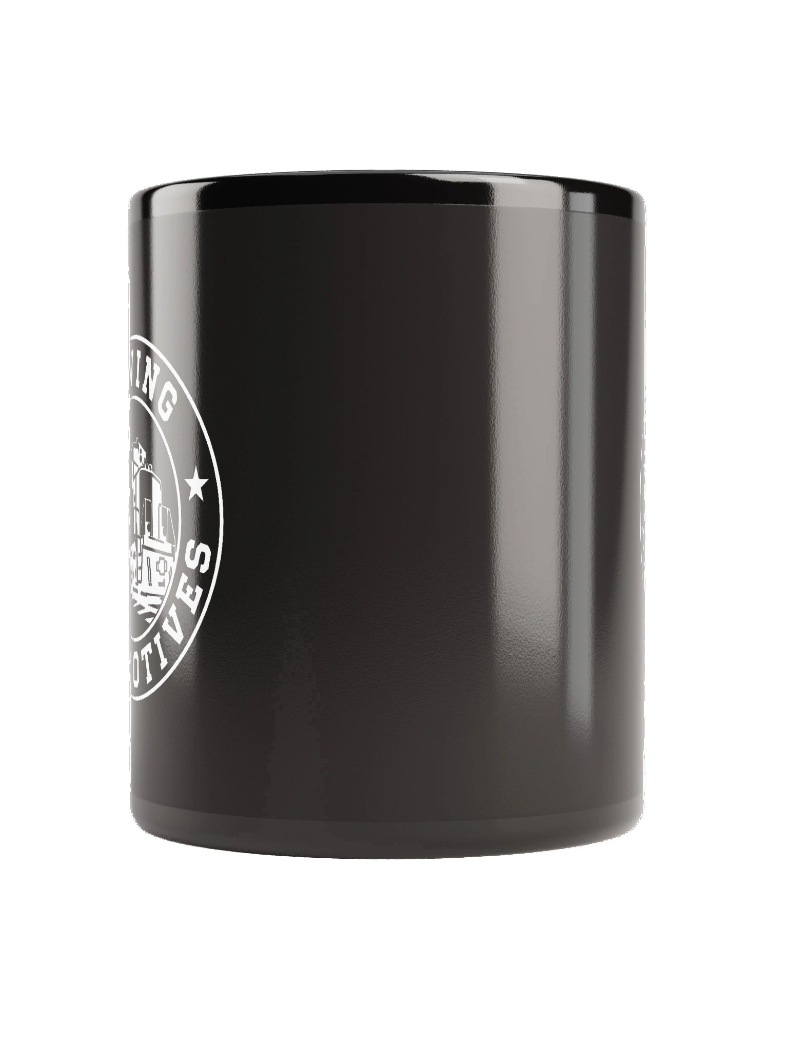 Saving Locomotives Black Ceramic Mug product image (4)