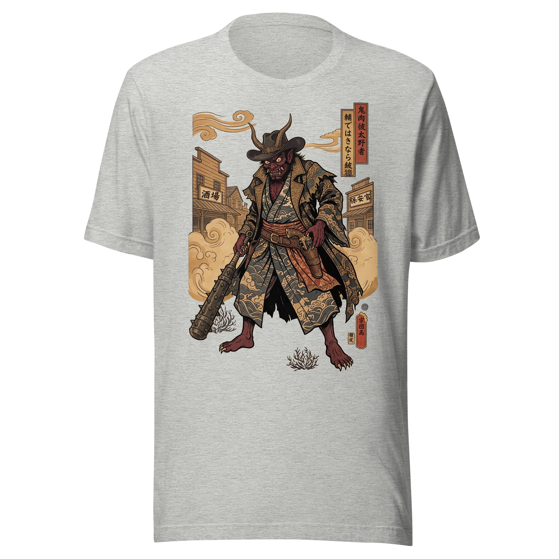 Yokai Demon Samurai Gunslinger T-Shirt product image (4)