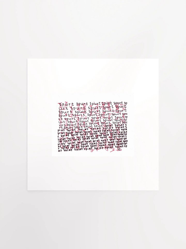 spurt splat panel card print product image (2)
