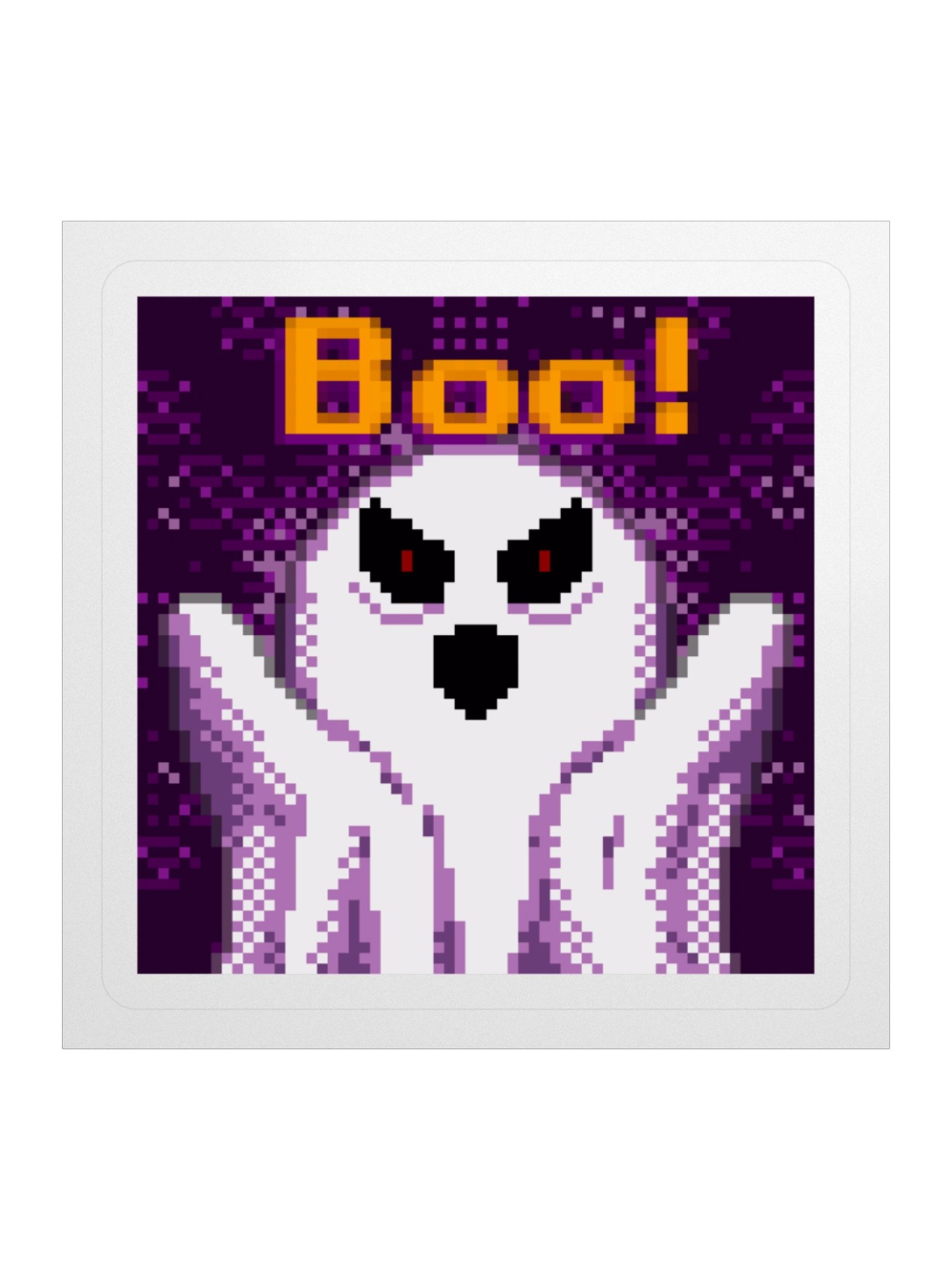 Pixel Ghost Sticker product image (3)