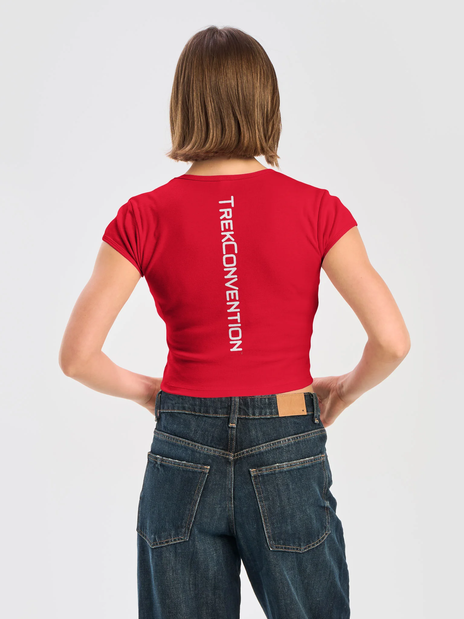 NERD RED: Baby Tee Crop Top product image (4)