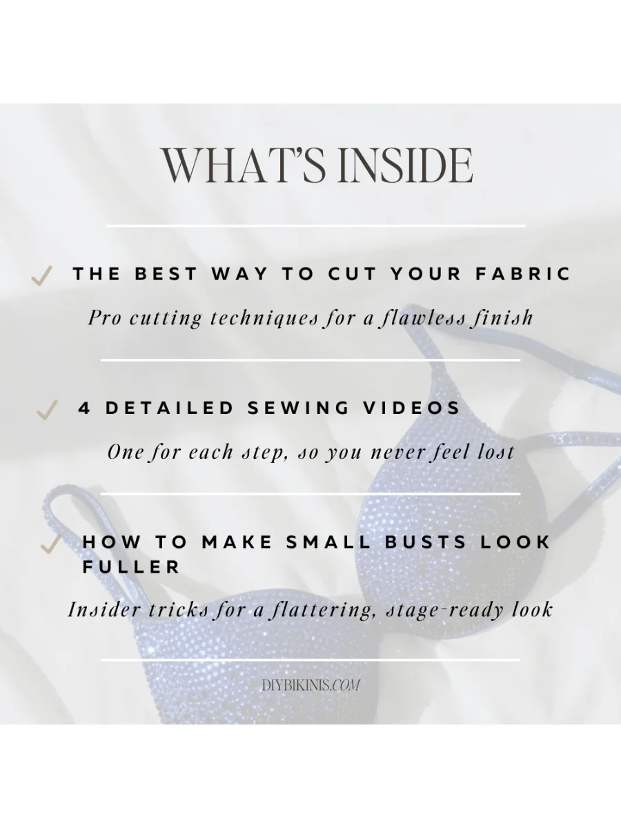 How to make a Bra Style Competition Top Step by Step Workshop product image (4)