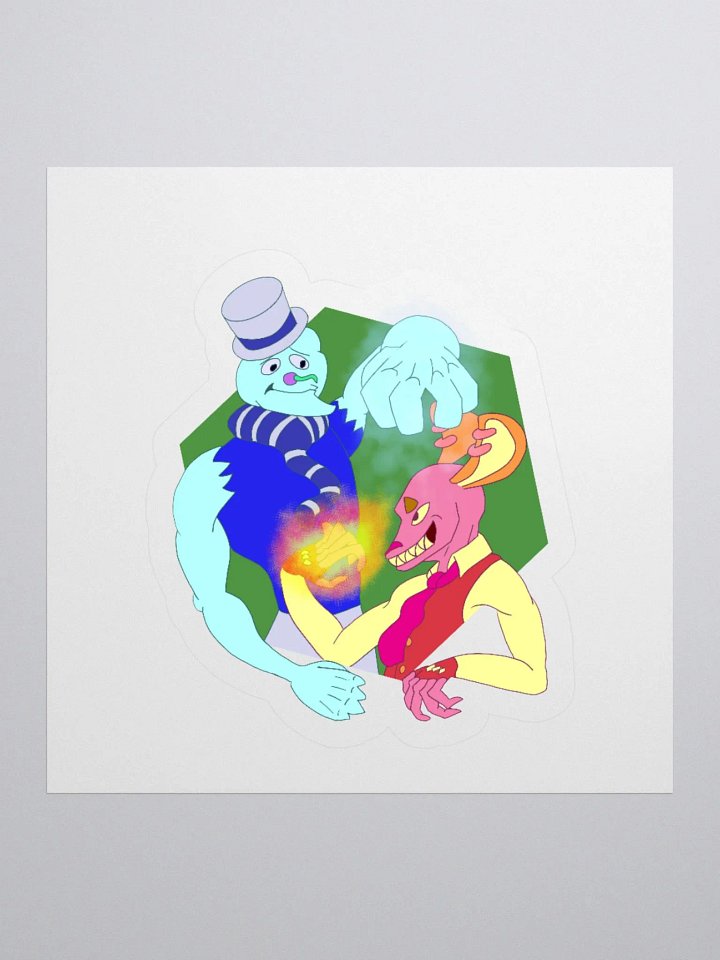 Silly Stickers - Cweem & Flame Miser product image (1)