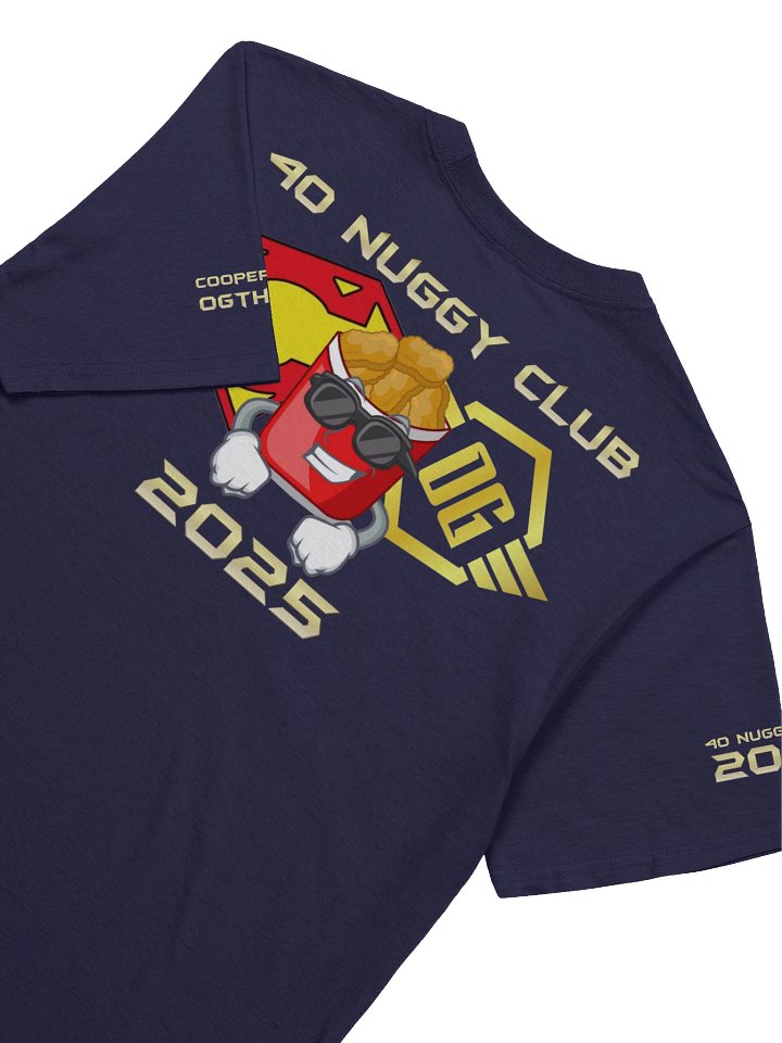 Futuristic 40 NUGGY CLUB 2025 Gold T-Shirt product image (2)