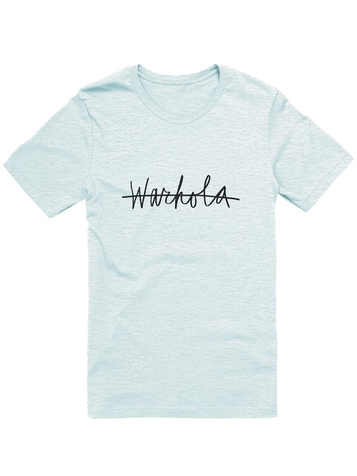 Famous Letter Writer WARHOLA Tee product image (1)