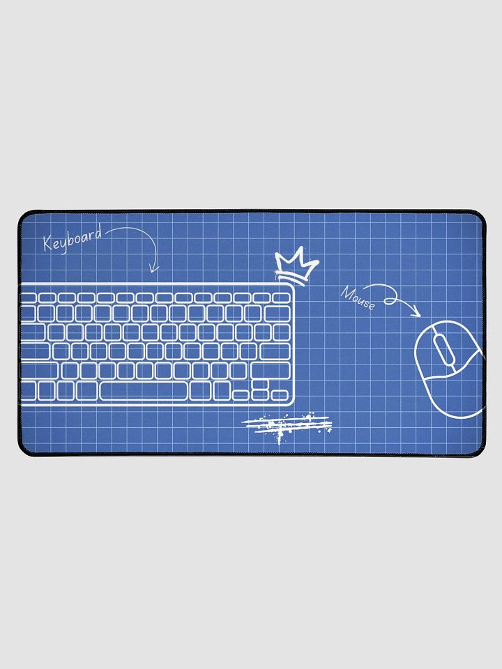 "Blueprint" Desk Mat product image (1)
