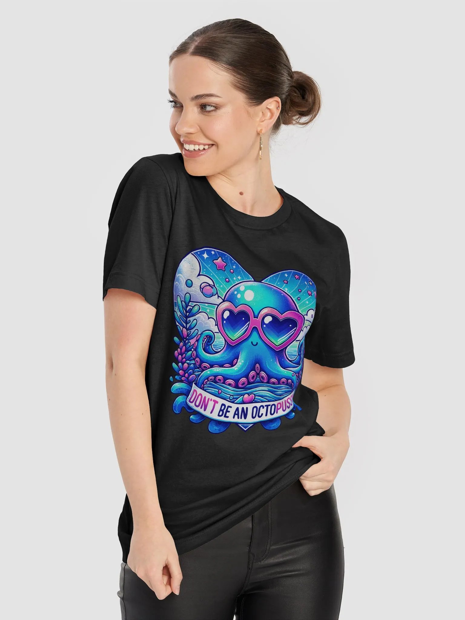 Octopus Heart Sunglasses T-Shirt product image (8)