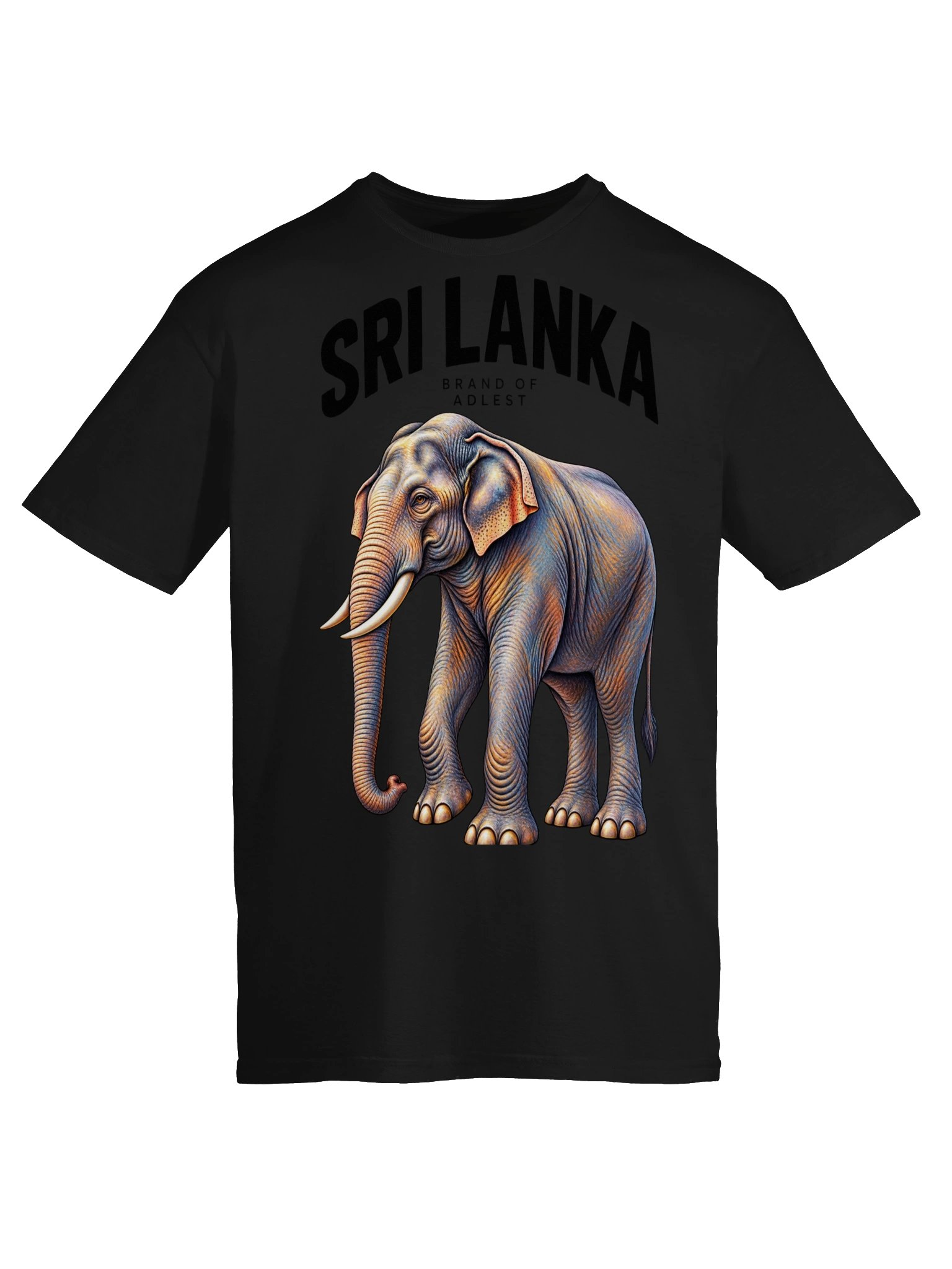 Vintage Style Sri Lanka Collegiate Elephant Graphic Tee product image (32)