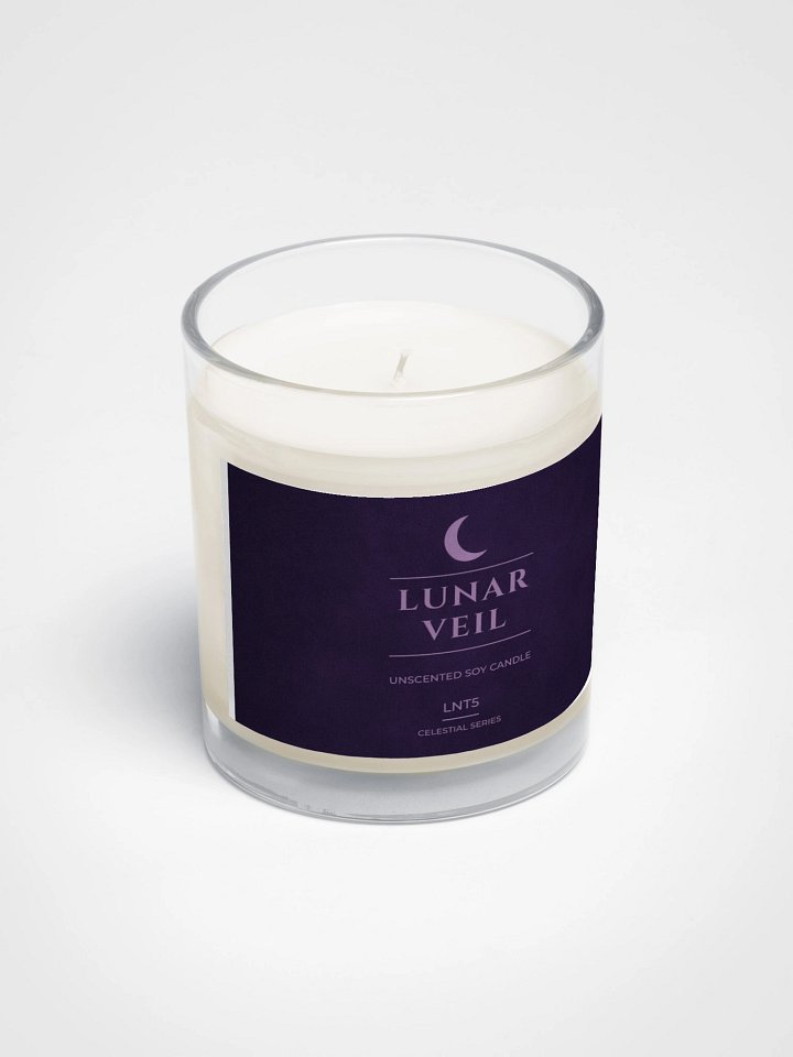 Lunar Veil | Unscented Soy Candle product image (2)