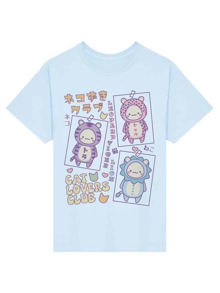 CAT LOVERS CLUB 1 - Unisex Adult Heavyweight T-shirt product image (2)