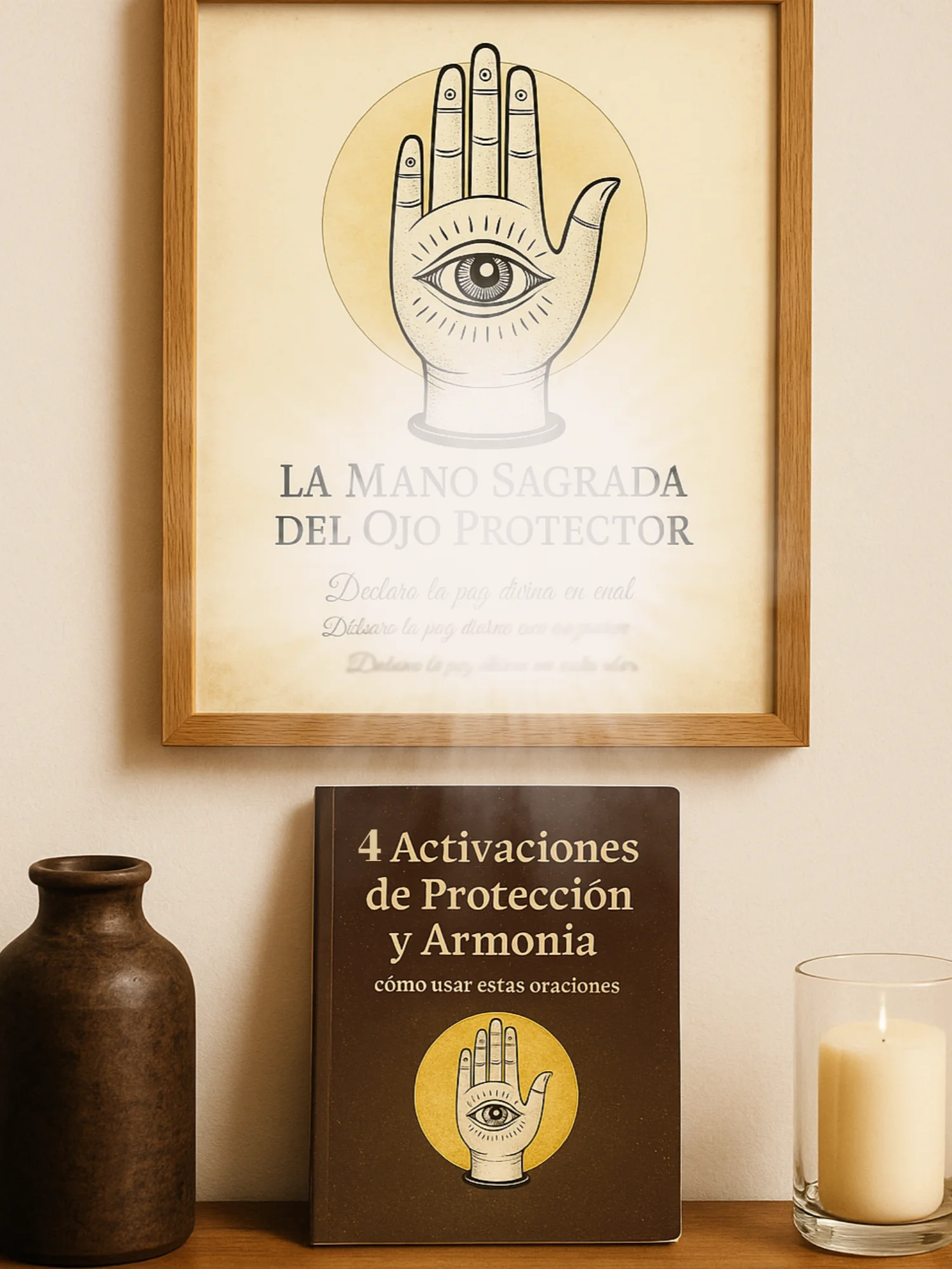 La Mano Sagrada del Ojo Protector - Arte Místico para la Paz Interior y la Protección Energética product image (1)