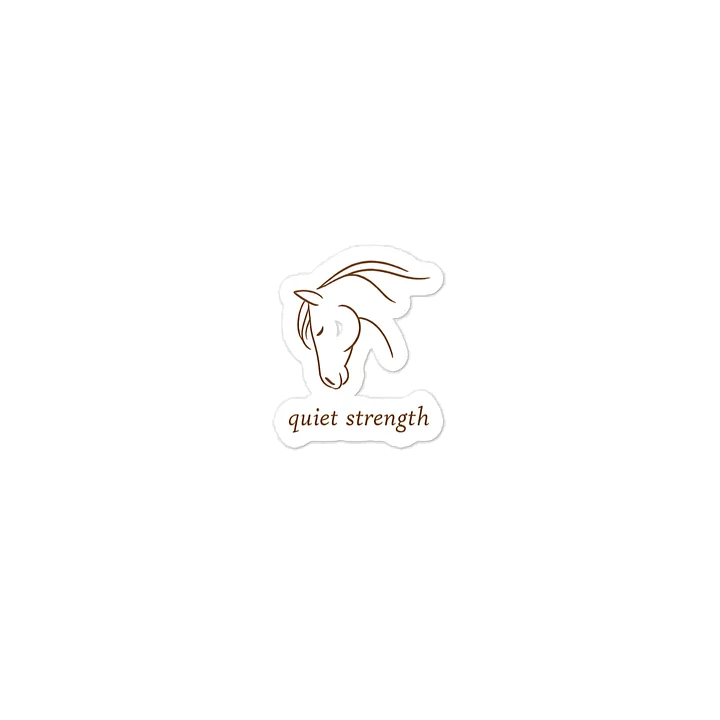 Quiet Strength Sticker product image (2)