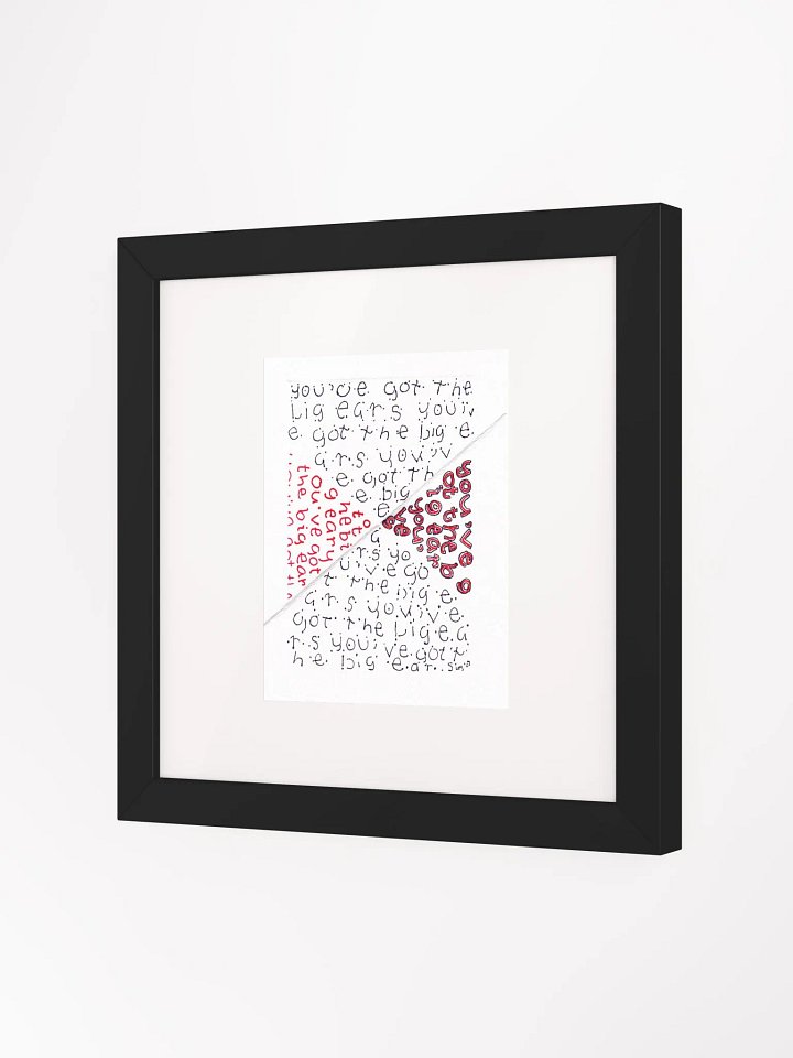 youve got the big ears Panel Card Print Framed product image (2)