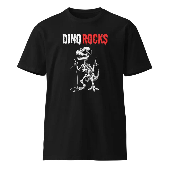 Dino Rockstar Unisex Tee product image (1)