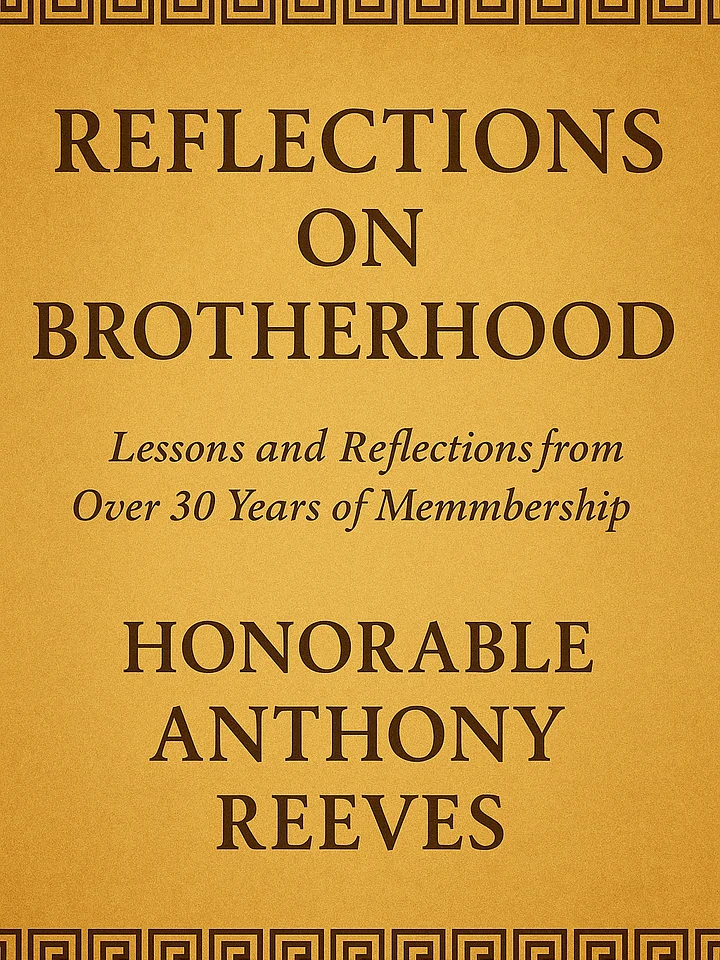What I Wish I Knew About My Black Fraternity: Lessons from 30+ Years of Brotherhood, Leadership, and Legacy product image (1)
