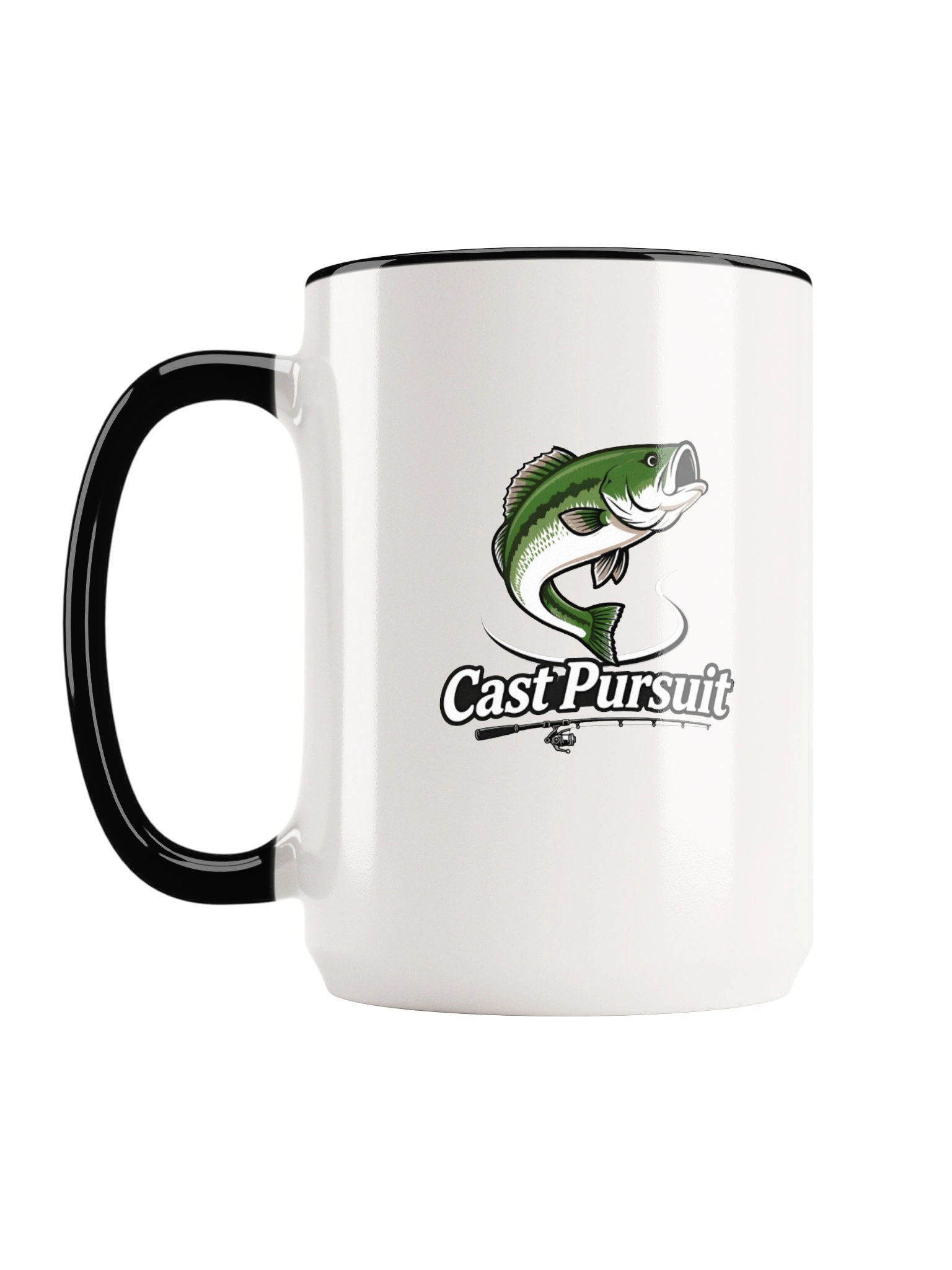 Ceramic 15 oz Mug: "Forever a fisherman." product image (2)
