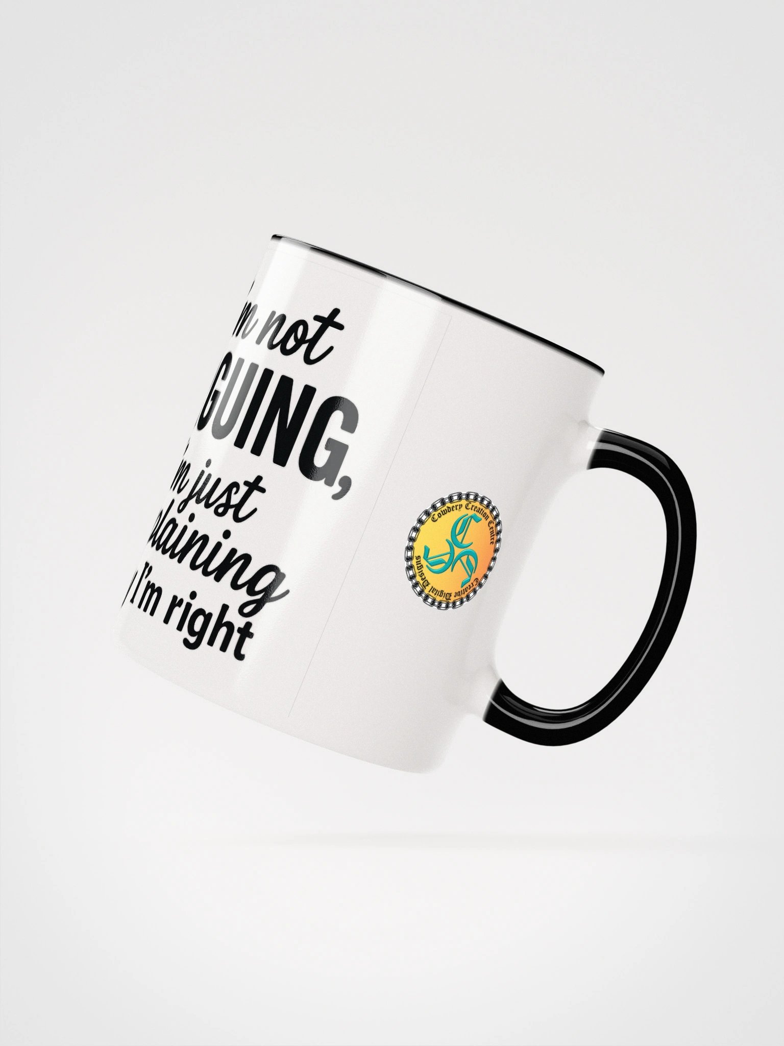 I'm Not Arguing (Male) 2-Tone Ceramic Mug product image (19)