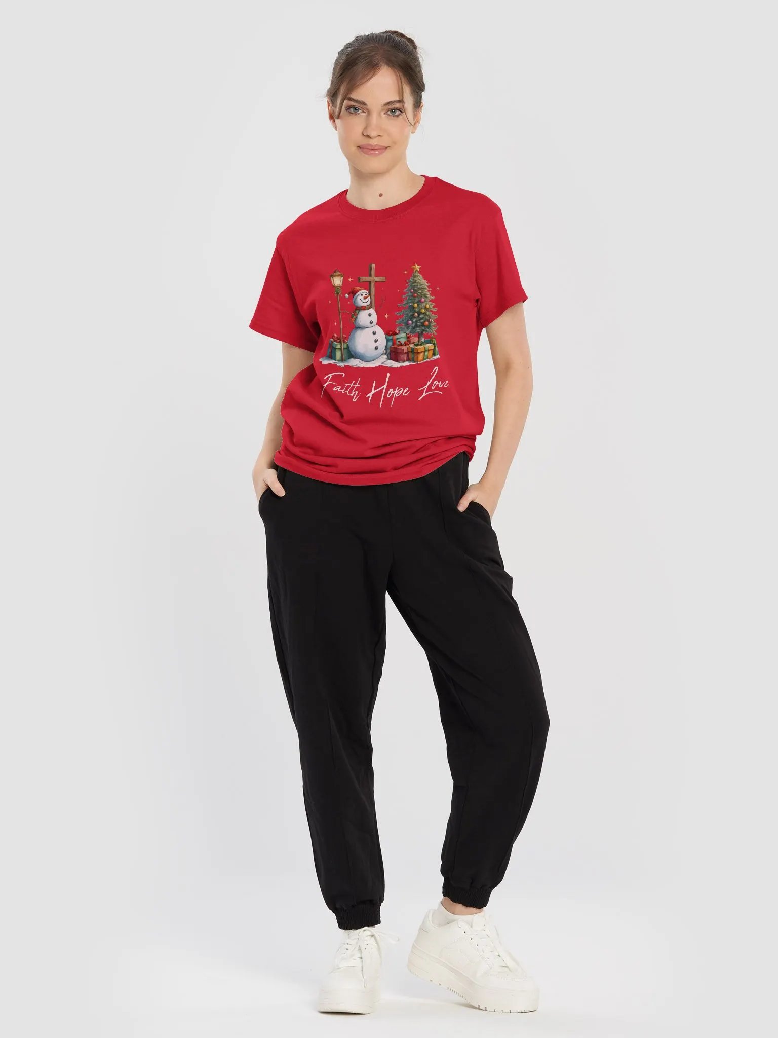 Faith Hope and Love Winter Wonderland T-Shirt product image (42)