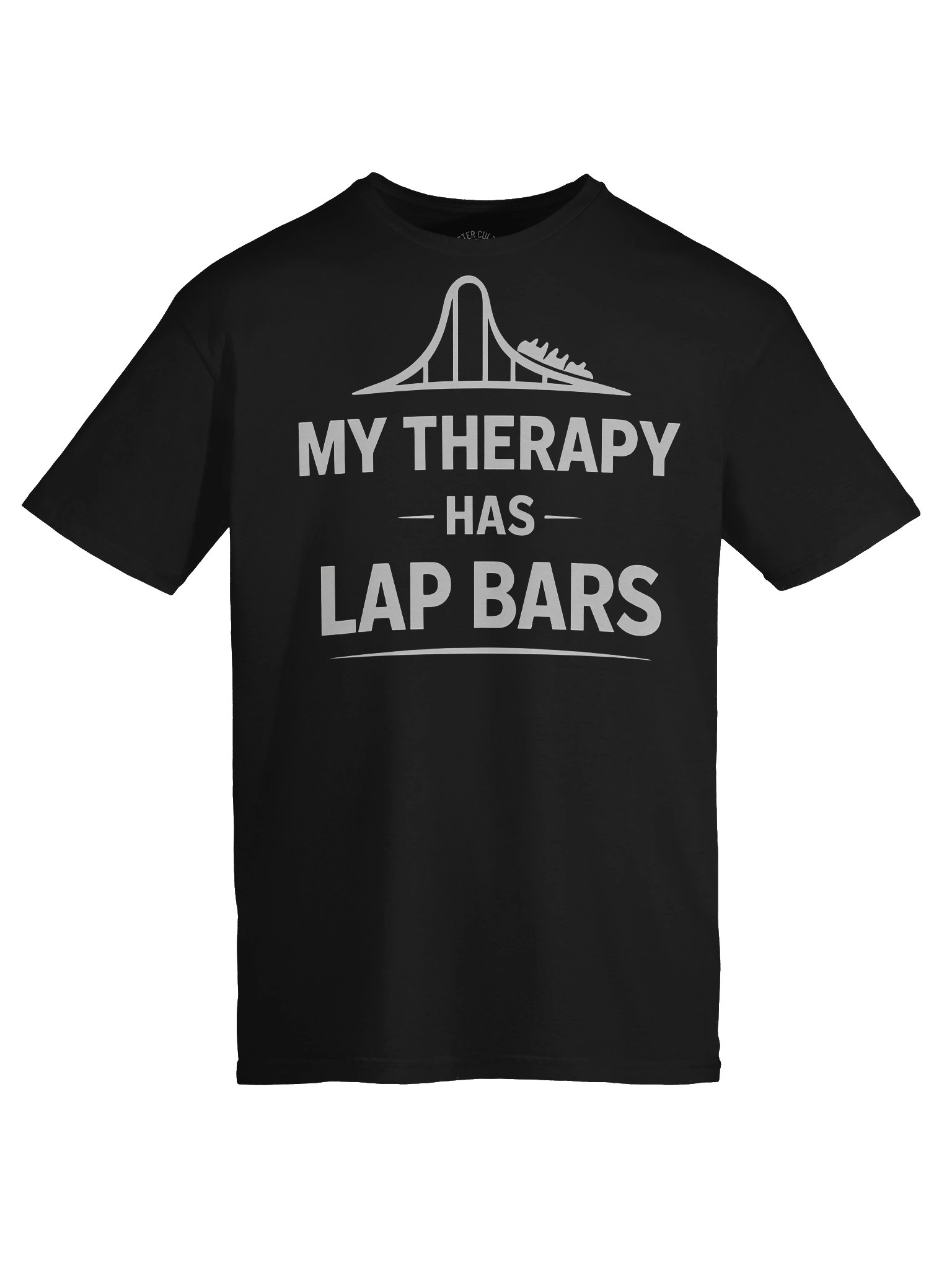 My Therapy Has Lap Bars – Roller Coaster Lover T‑Shirt product image (8)