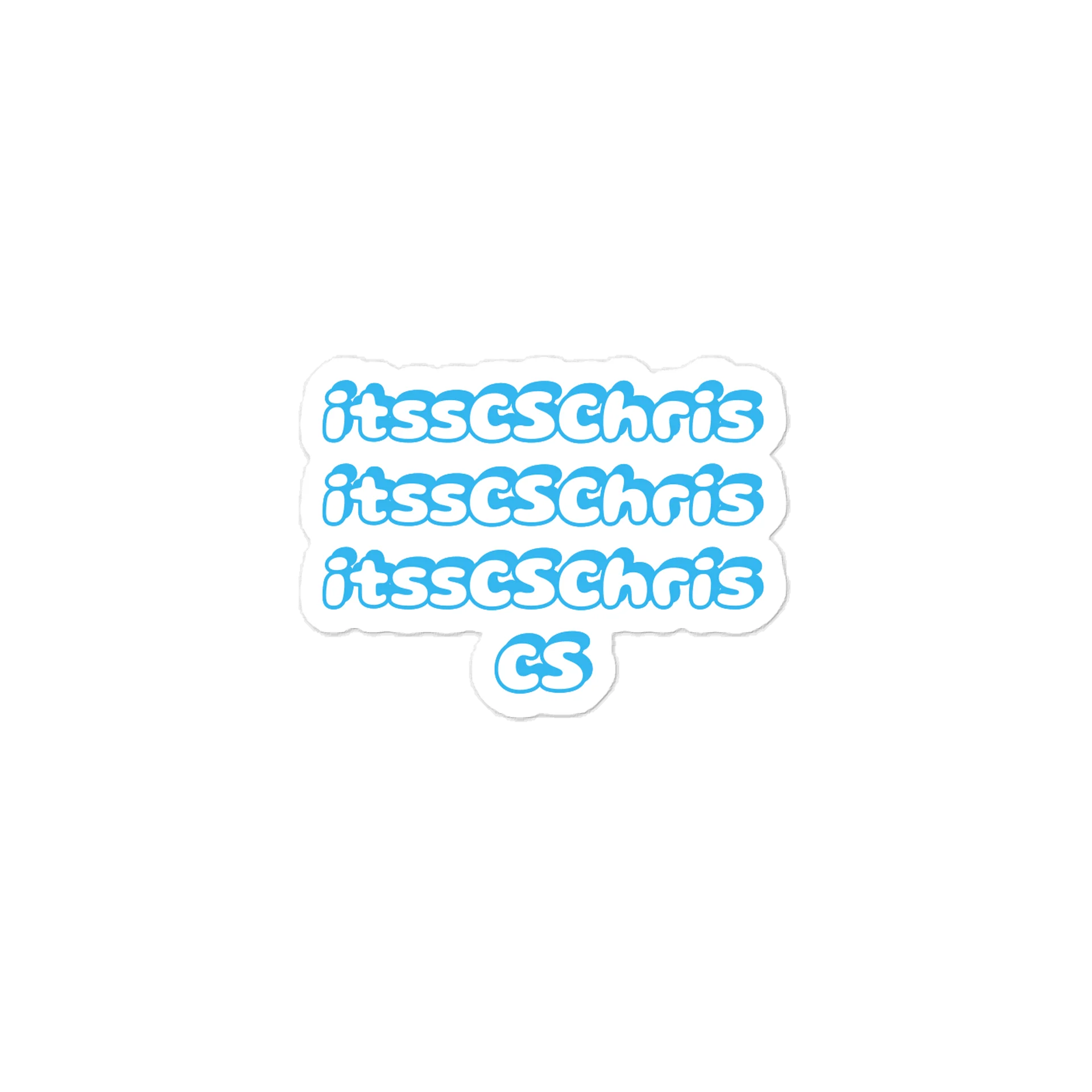 itssCSChris itssCSChris itssCSChris CS Sticker product image (1)