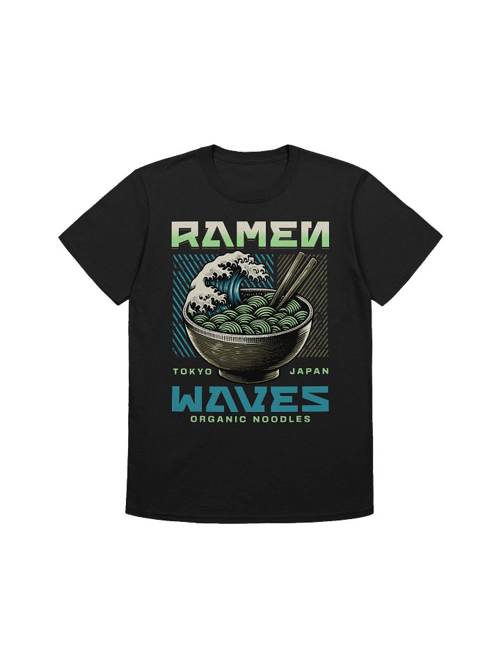 Ramen Waves Organic Noodles T-Shirt - Gildan Softstyle product image (1)