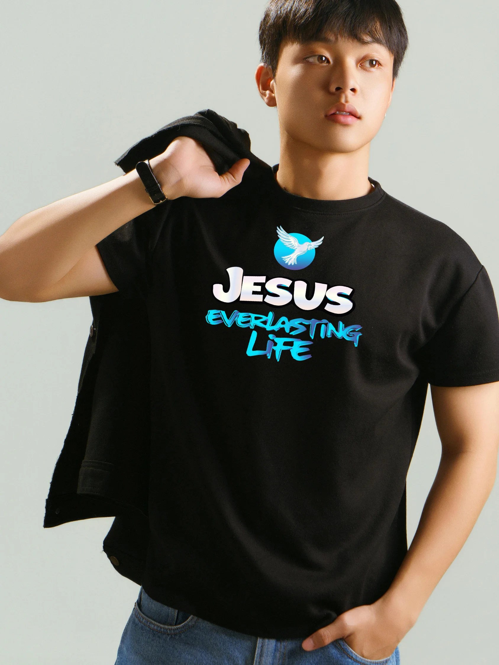 Jesus Everlasting Life Faith T-shirt product image (1)