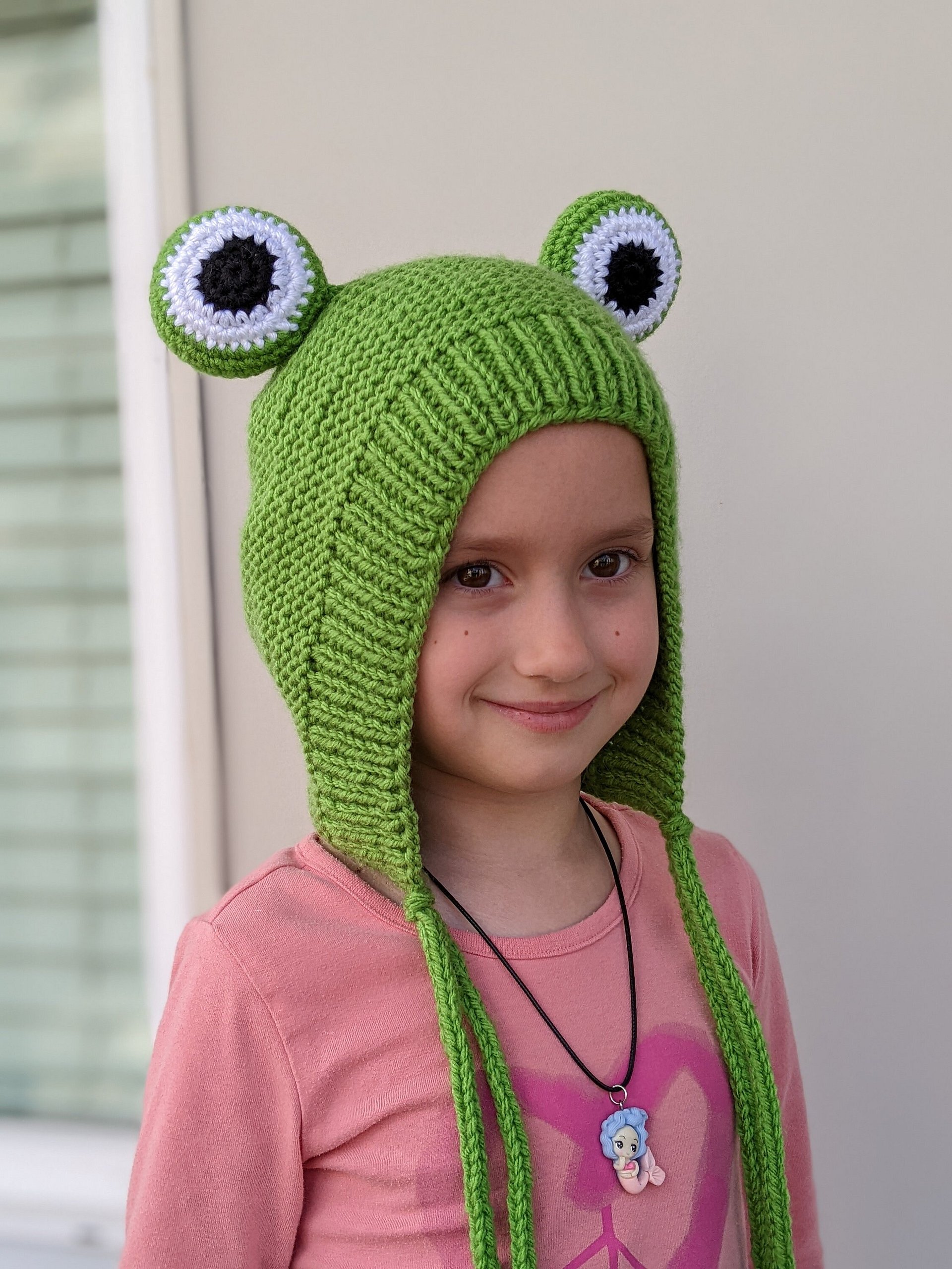 Knit Frog Hat Pattern product image (7)