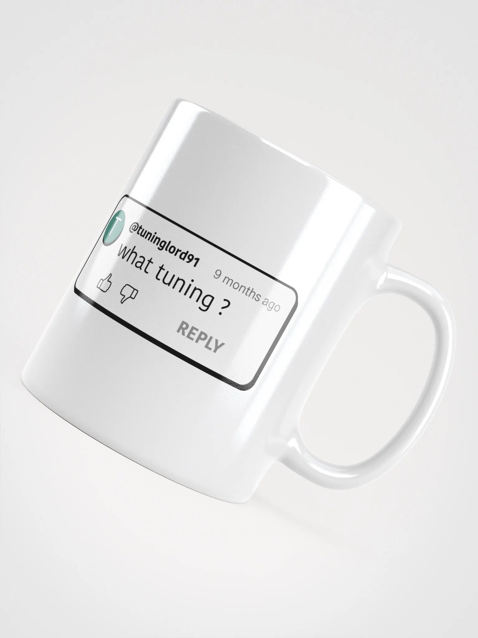 YouTube comment - what tuning ? - Mug product image (4)