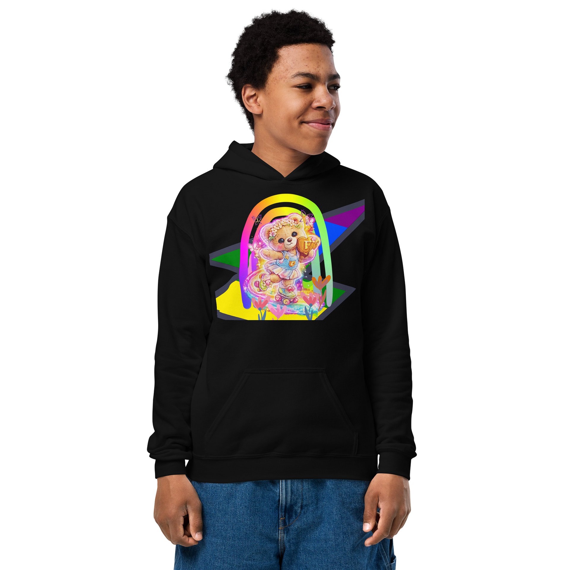 Fayzie's 'Roll Like A Hero' Heavy Blend Youth Hoodie by FayzieBobs product image (39)