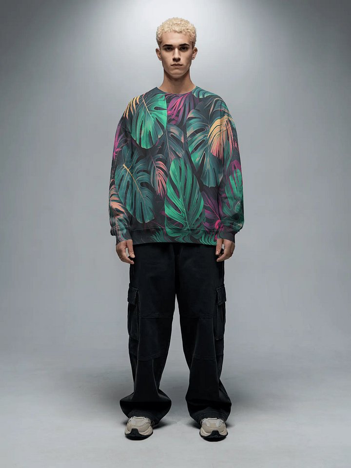 Tropical Foliage All-Over Print Unisex Sweatshirt product image (1)